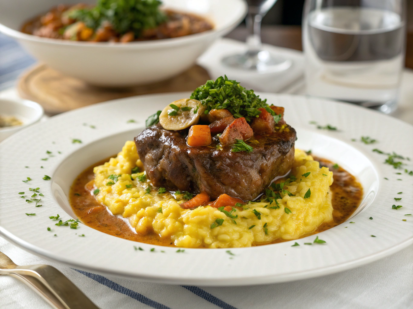 Ossobuco alla milanese con gremolada
